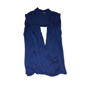 💕5/$18 41 Hawthorn Blue Sleeveless Cut Out Blouse